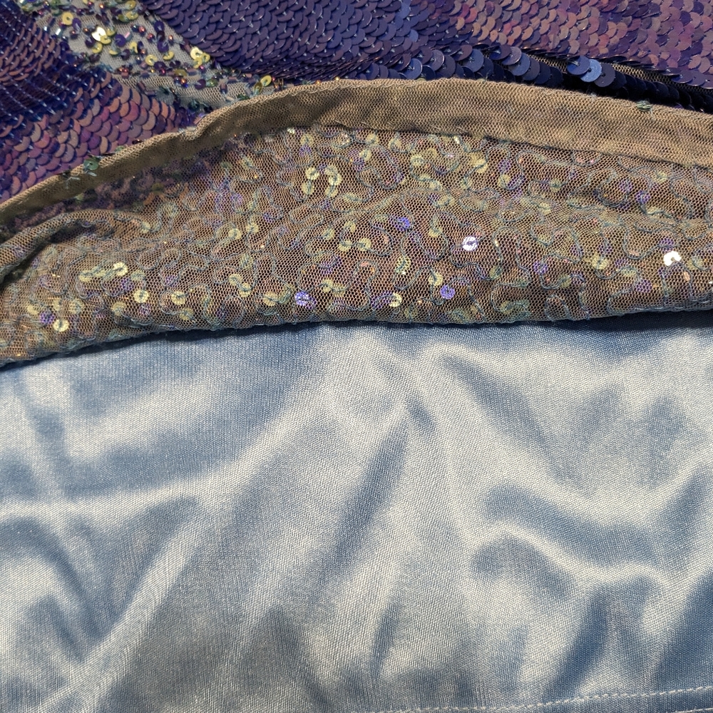 Camille La Vie, Beautiful Blue/Royal  sequin party dress - Picture 11 of 11